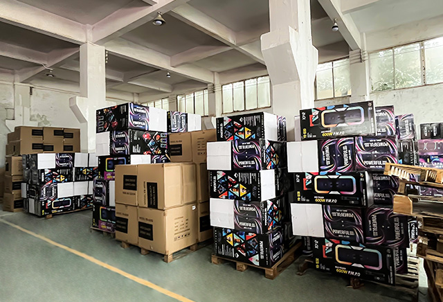 Finished product area